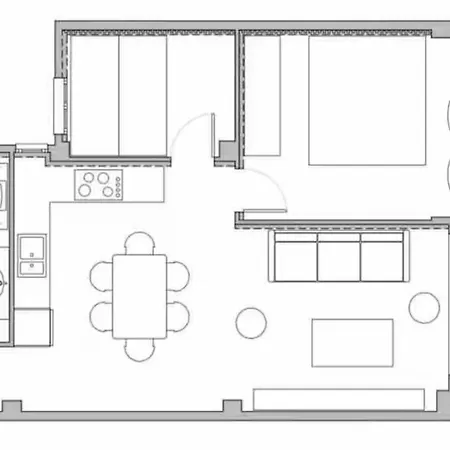 Modern In Heart Of Apartment
